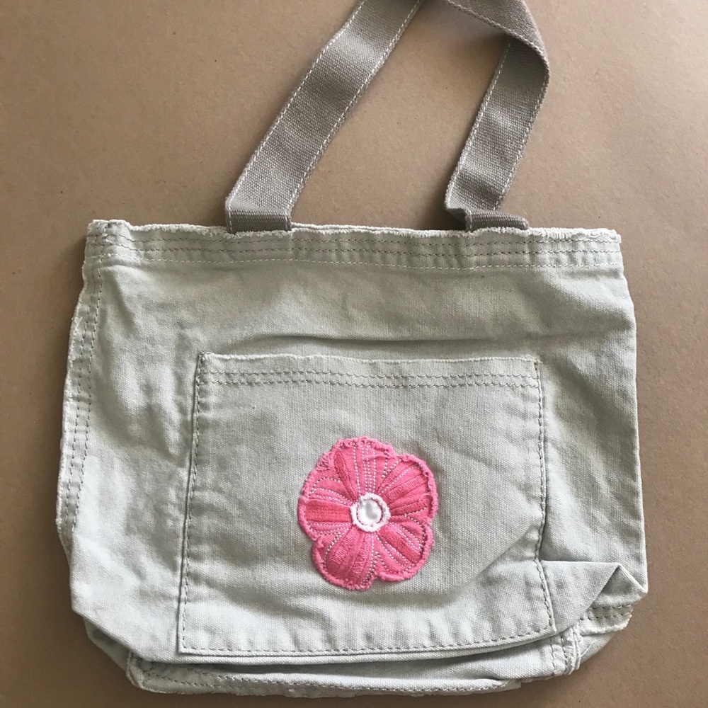 Thirty-One Mini Retro Metro in tan flower design